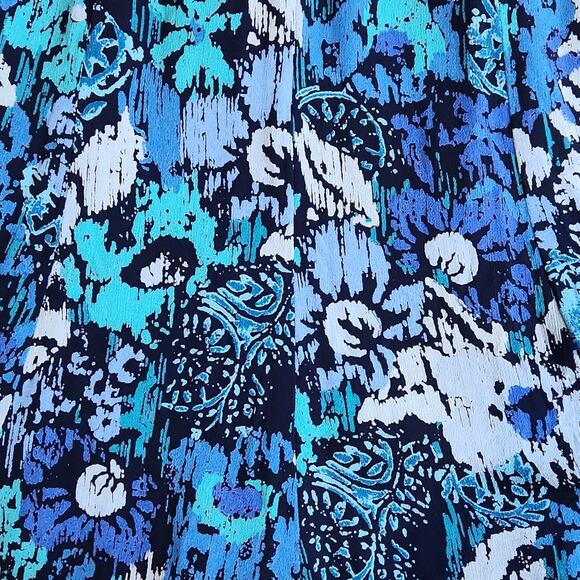 Vintage Gianni Mini Rayon Skirt Size 10 - Picture 7 of 9